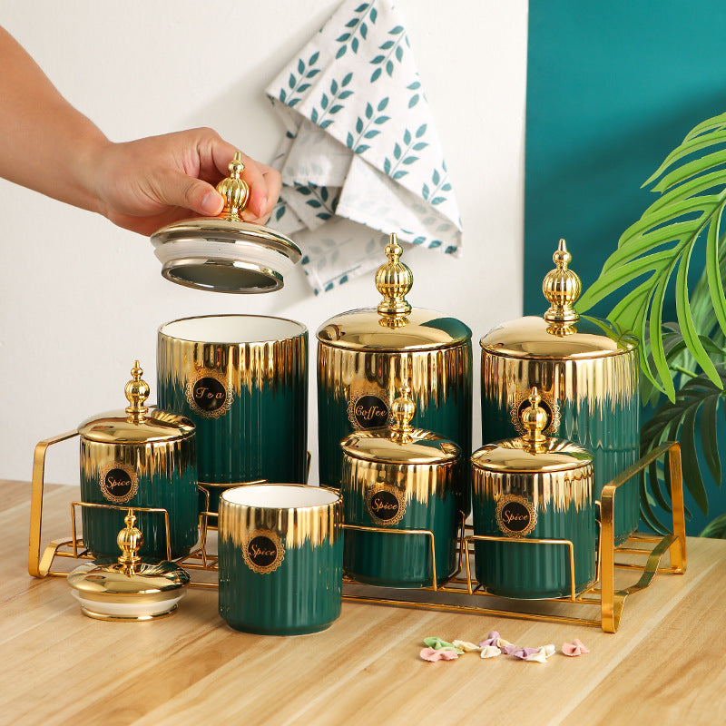 Ceramic Kitchen Storage Container Decor