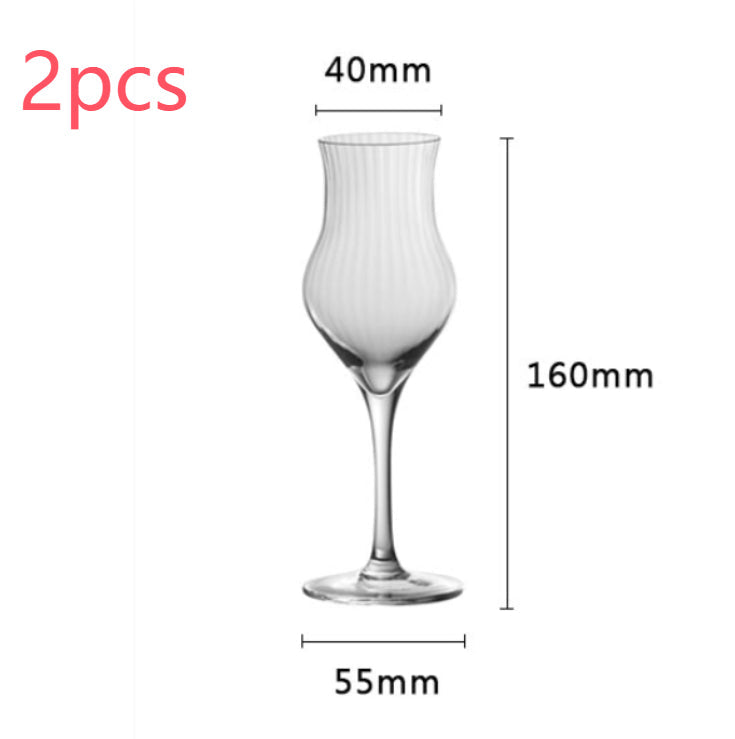Tulip Crystal Decorative Goblet Glass