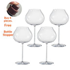 Hand Blown Crystal Glass Goblet For Elegant Beverage Serving