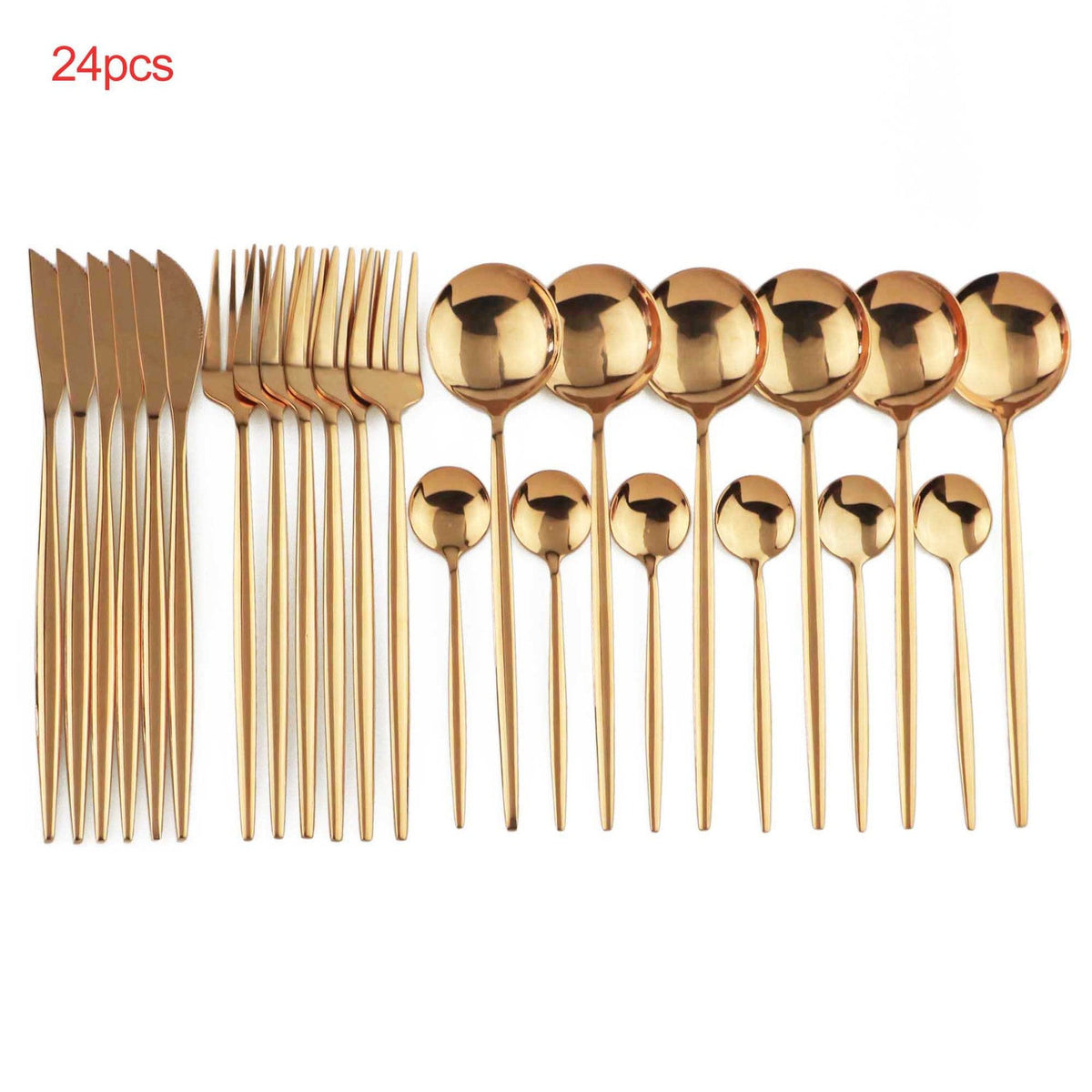 24 Piece Luxury Cutlery Set