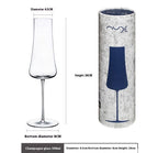 Ultra-Thin European Style Crystal Decorative Goblet Glass