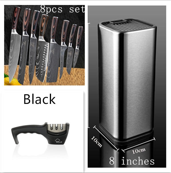 Chef Kitchen Cleaver And Slicing Knife Set