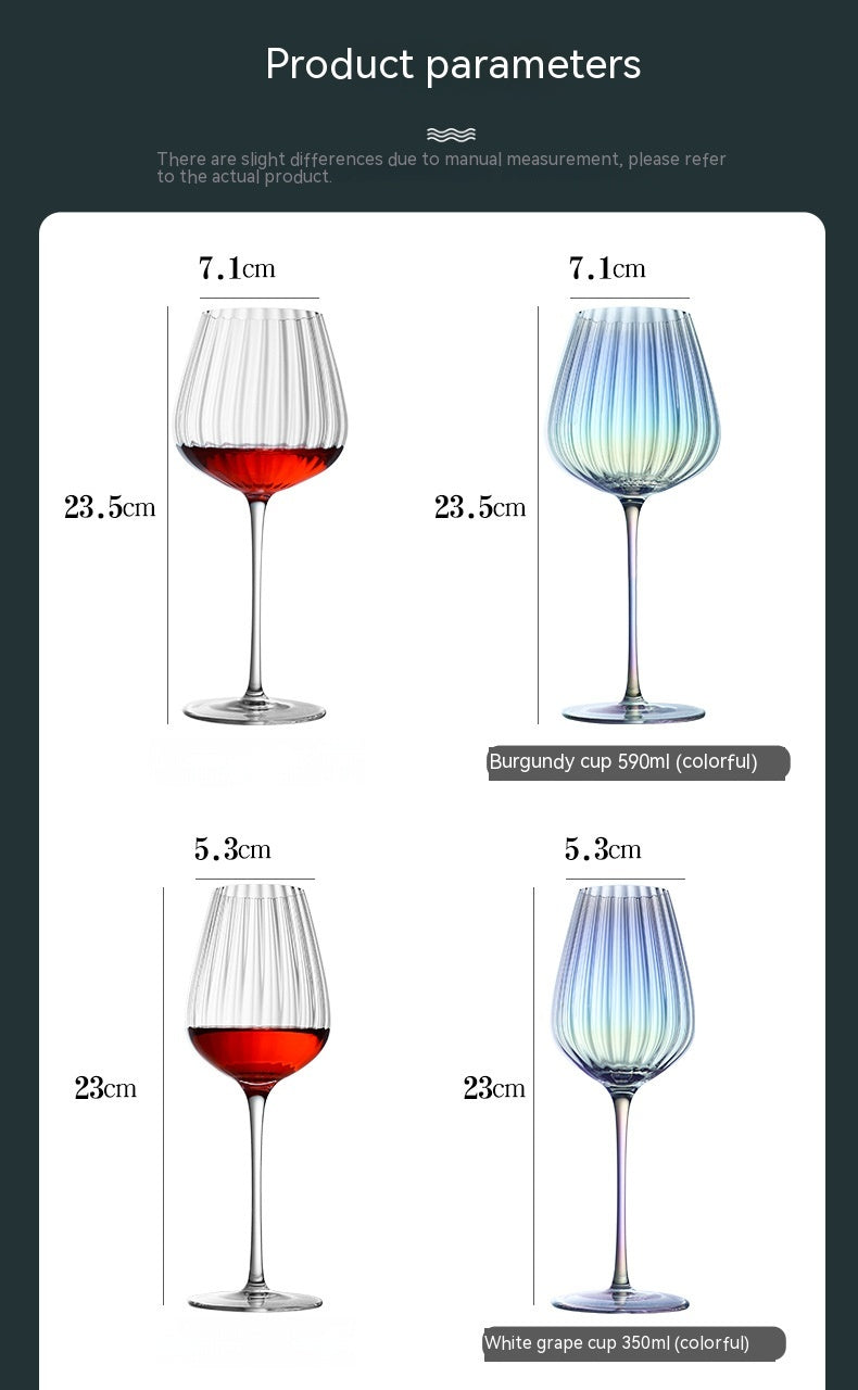 Rainbow Crystal Elegant Drinking Glass Set