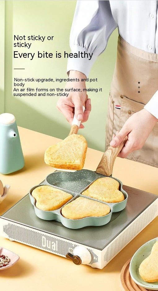 Aluminum Four Hole Frying Pan