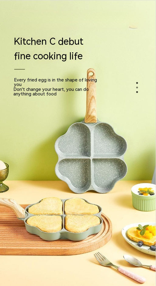 Aluminum Four Hole Frying Pan