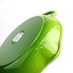 Colorful Cast Iron Enamel Frying Pan