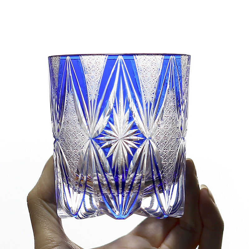 Hand Carved Crystal Glass