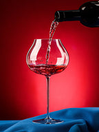 Crystal Pinot Noir Decorative Goblet Glass