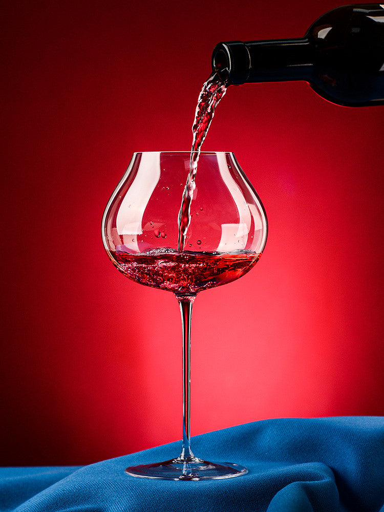 Crystal Pinot Noir Decorative Goblet Glass