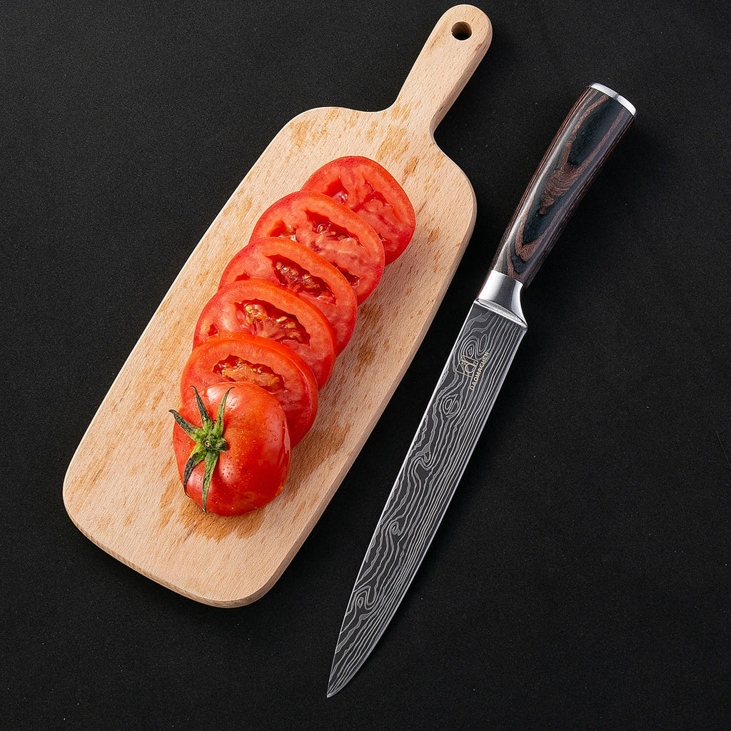 Chef Kitchen Cleaver And Slicing Knife Set