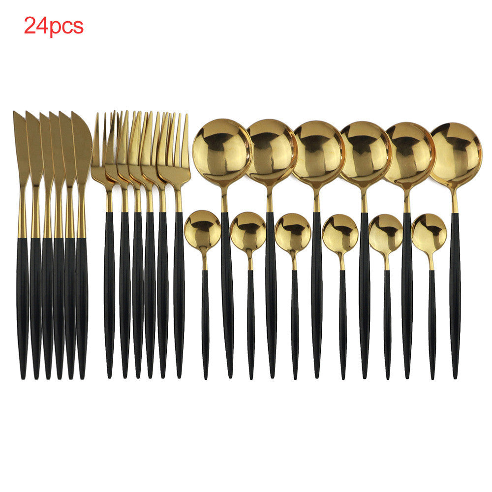 24 Piece Luxury Cutlery Set