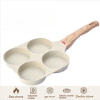 Aluminum Four Hole Frying Pan