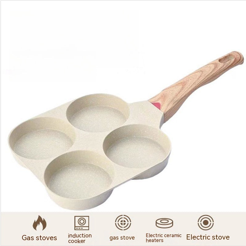Aluminum Four Hole Frying Pan