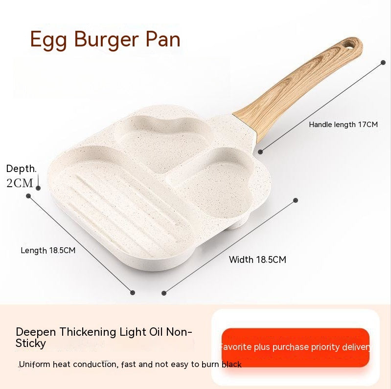 Aluminum Four Hole Frying Pan