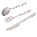 Titanium Travel Cutlery Set