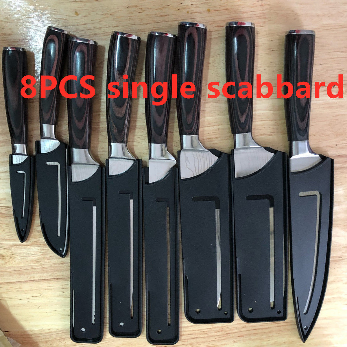 Chef Kitchen Cleaver And Slicing Knife Set