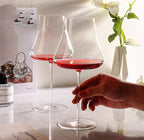 Crystal Glass Decorative Flute Goblet Set
