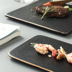 Steak plate cutlery set