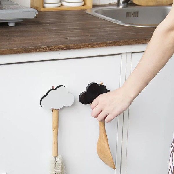 Wooden Wall Decoration Door Hooks Set