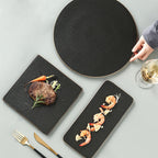 Steak plate cutlery set