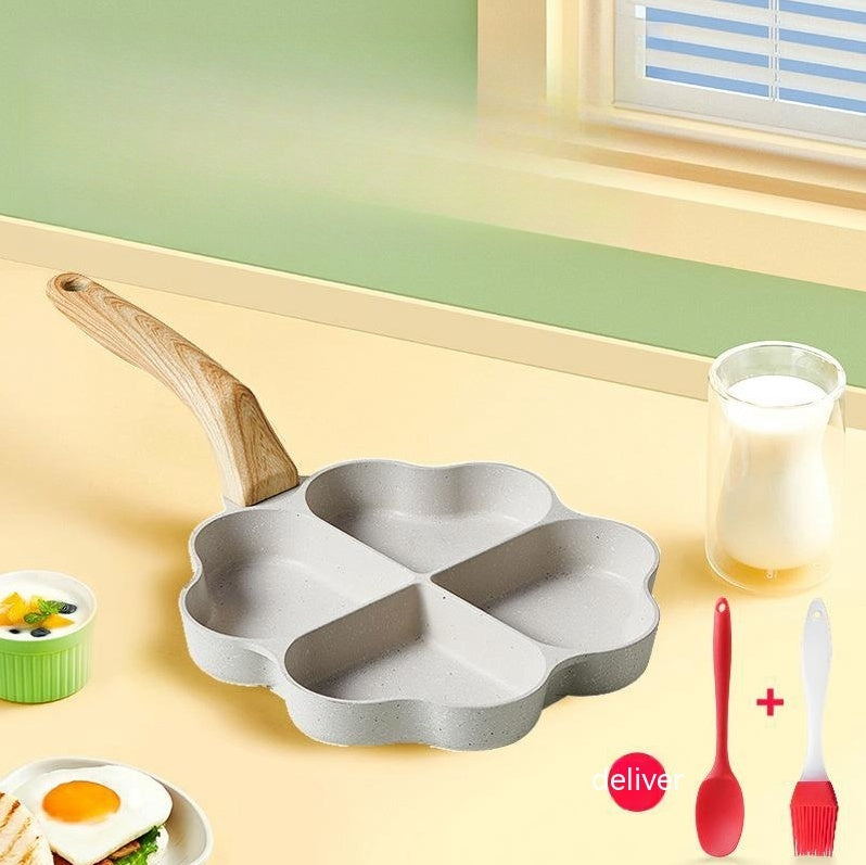 Aluminum Four Hole Frying Pan