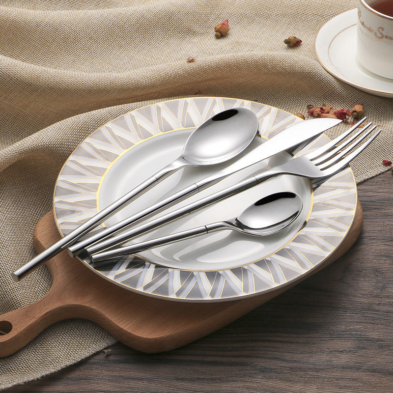 Creative Three-Piece Stainless Steel Cutlery Set