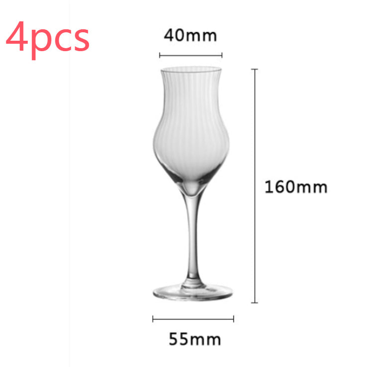Tulip Crystal Decorative Goblet Glass