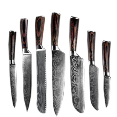 Chef Kitchen Cleaver And Slicing Knife Set