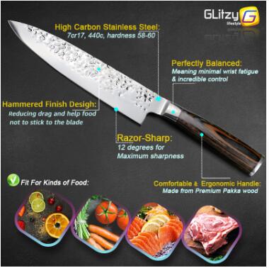 Professional Japanese Kitchen Chef Knife