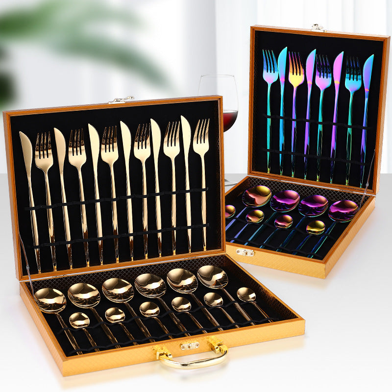 24 Piece Luxury Cutlery Set