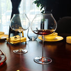 Hand Blown Crystal Glass Goblet For Elegant Beverage Serving