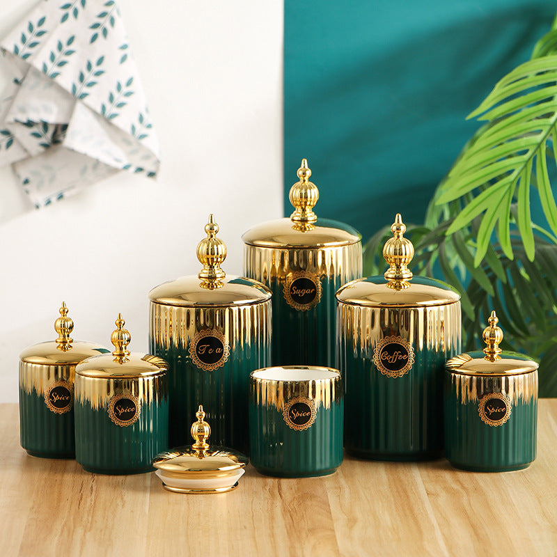 Ceramic Kitchen Storage Container Decor