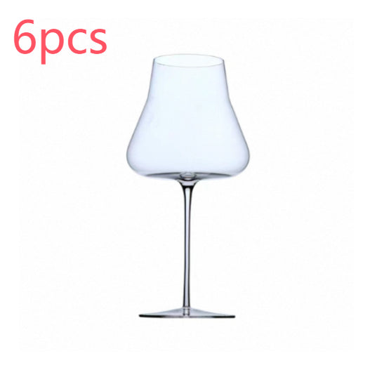 Crystal Glass Decorative Flute Goblet Set