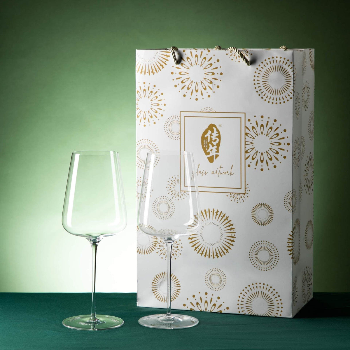 Crystal Glass Goblet Gift Set