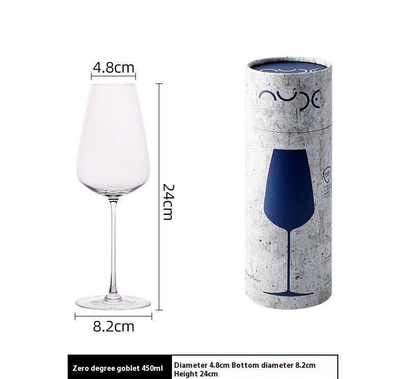 Ultra-Thin European Style Crystal Decorative Goblet Glass