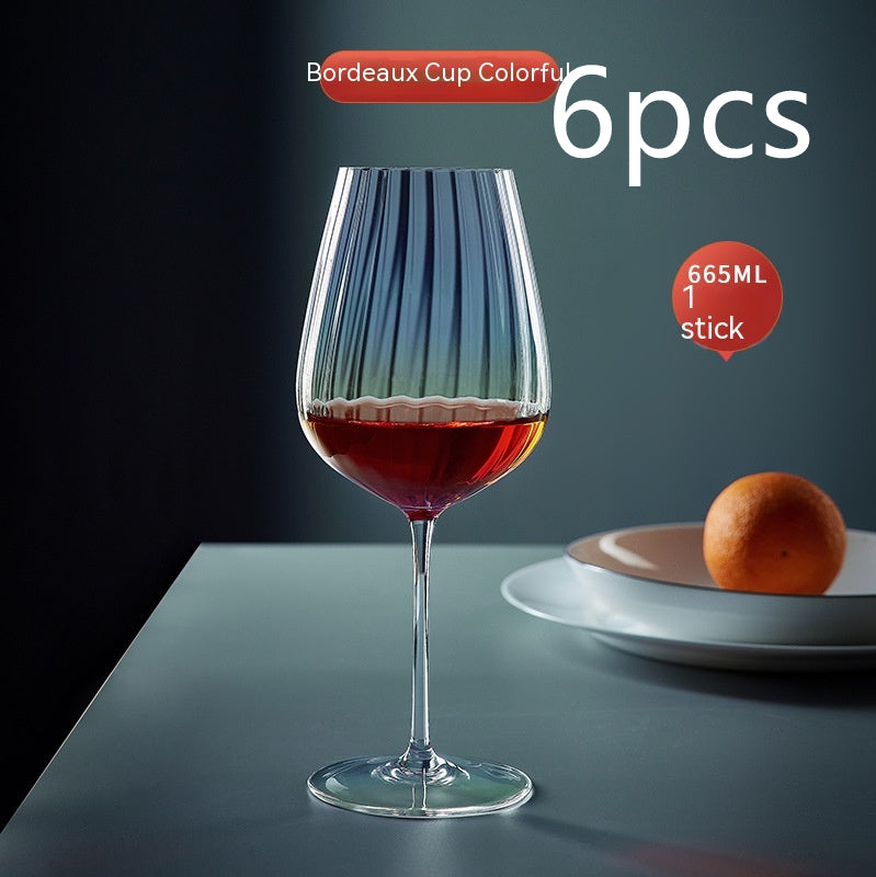 Rainbow Crystal Elegant Drinking Glass Set