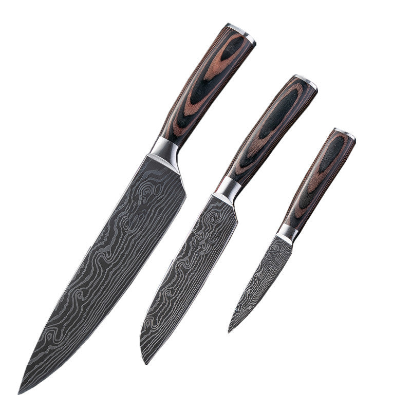 Chef Kitchen Cleaver And Slicing Knife Set