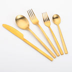 Matte Stainless Steel Thickened Cutlery Set