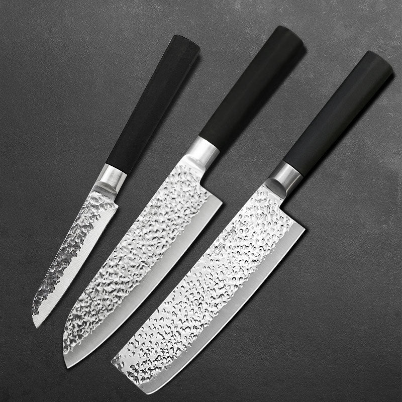 Rubber Handle Kitchen Chef Knife