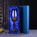 Enamel Glass Decanter Set With Crystal Glass