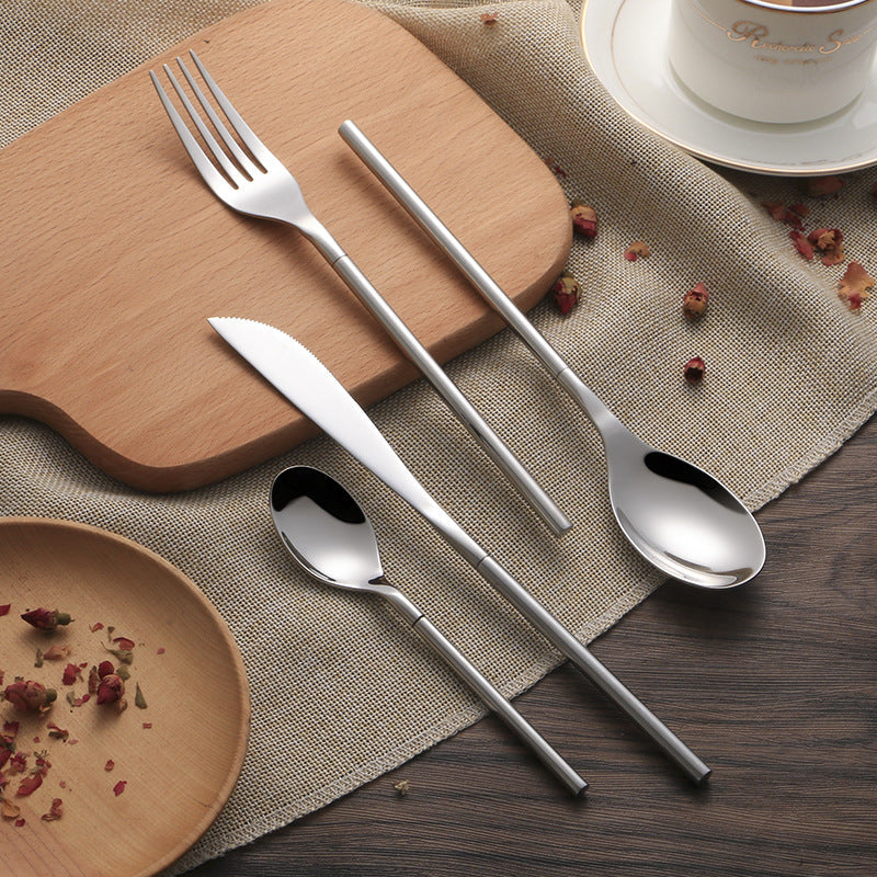 Creative Three-Piece Stainless Steel Cutlery Set