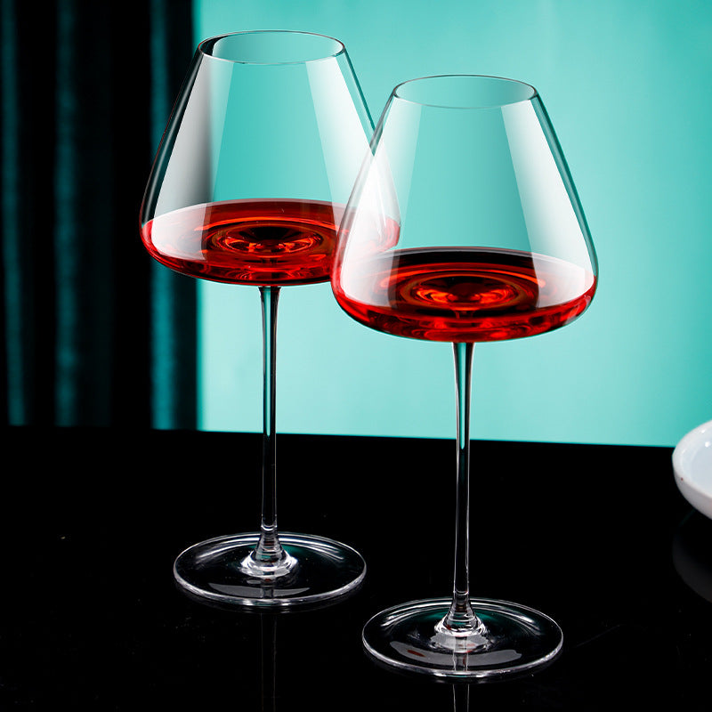 Crystal Glass Beverage Goblet For Elegant Table Serving