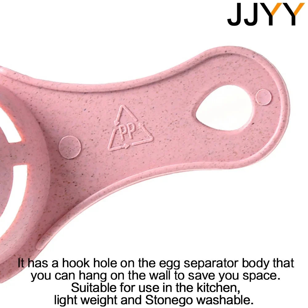 Egg White Separator Holder – DIY Funny Egg Yolk Divider & Sieve Tool