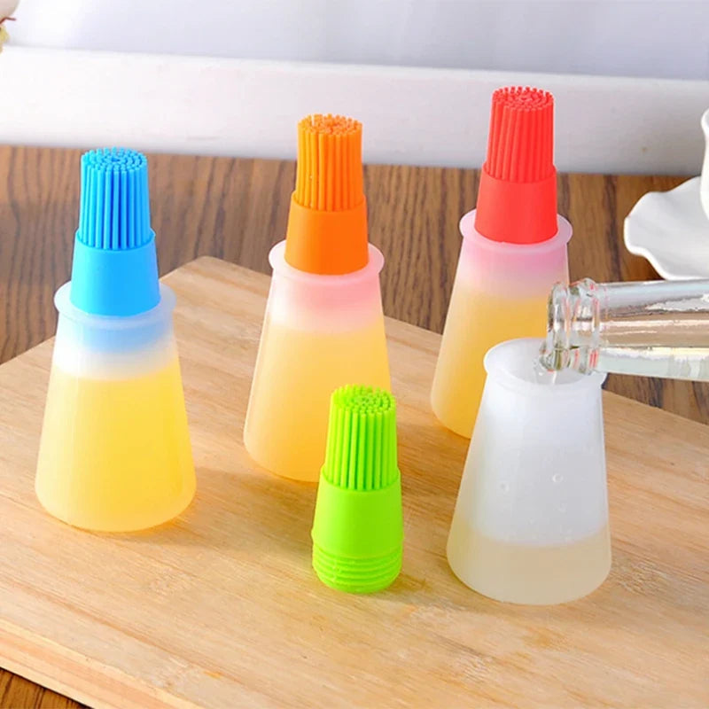 High Temperature Silicone Oil Brush – BBQ & Baking Basting Brush