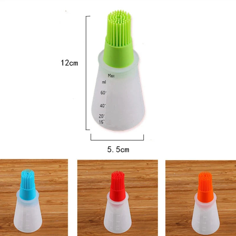High Temperature Silicone Oil Brush – BBQ & Baking Basting Brush
