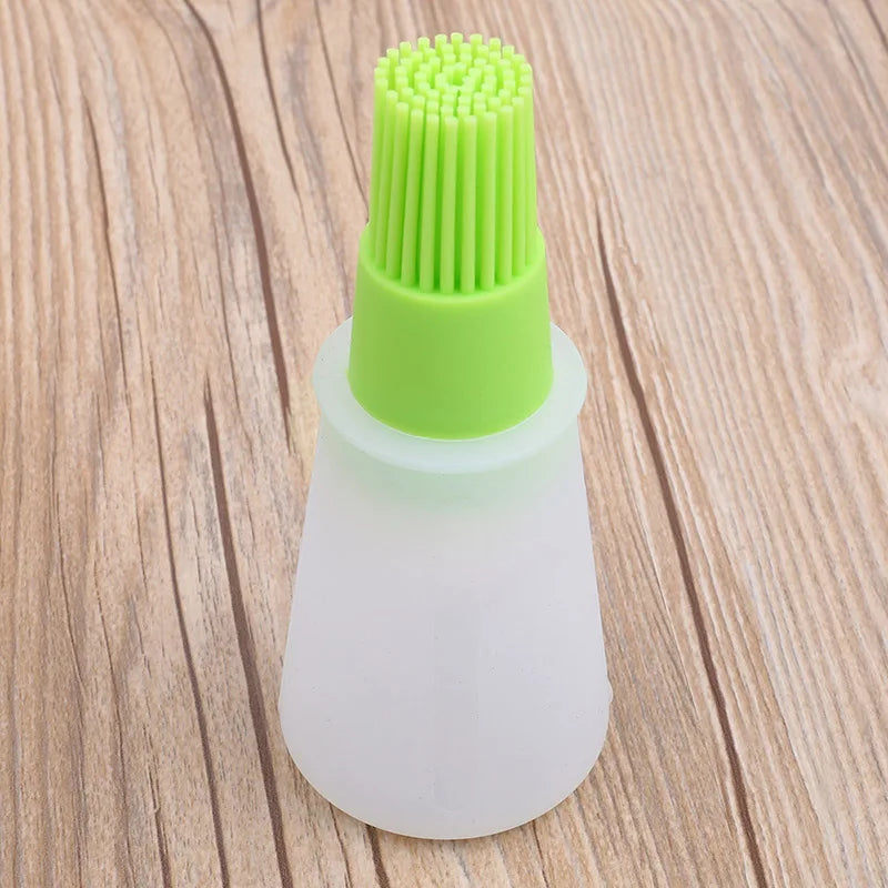 High Temperature Silicone Oil Brush – BBQ & Baking Basting Brush