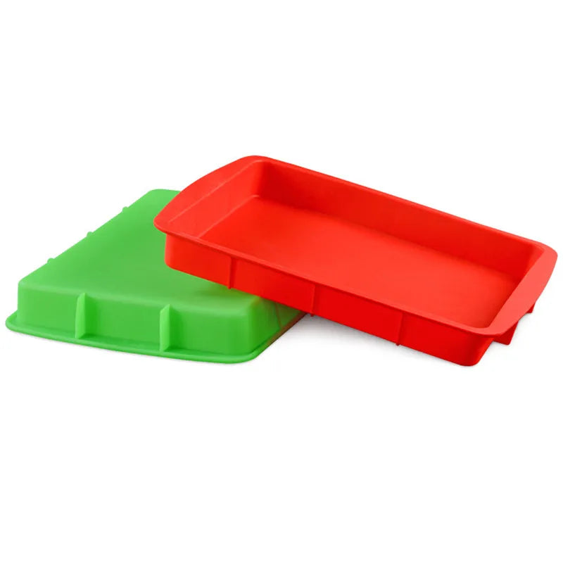 Rectangular Silicone Cake Mold – Non-Stick Baking Pan for Cakes & Bread