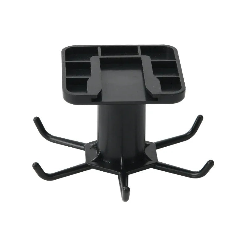 360° Rotatable Kitchen & Bathroom Hook Organizer – Nail-Free Wall and Cabinet Hanger