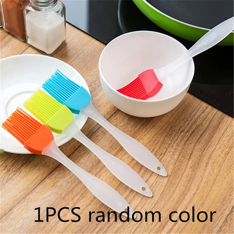High Temperature Silicone Oil Brush – BBQ & Baking Basting Brush