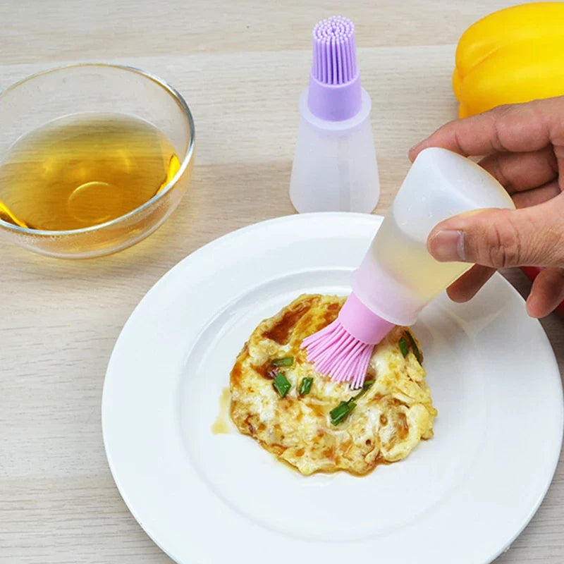 High Temperature Silicone Oil Brush – BBQ & Baking Basting Brush